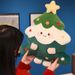 "45cm Fluffy Christmas Tree Plush Toy - Soft Holiday Decor With Hanging Ornaments & Lightweight Design"_voghion.com