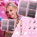 NO.C25False Eyelash Extension Set, Single Tufting, 640 Tufting, 30+40+50+60+80+100D Eyelashes_voghion.com