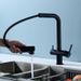 Best-selling Pull-out Kitchen Tap With Hot/cold Dual-control Water Purifier For Vegetable Washing, Three-in-one Sink Unit_voghion.com