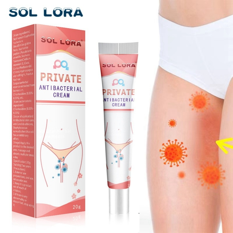 SOL LORA Women's Body Relieve Discomforts, Stop Itching, Clean Odor, and Apply Topical Care Cream_voghion.com