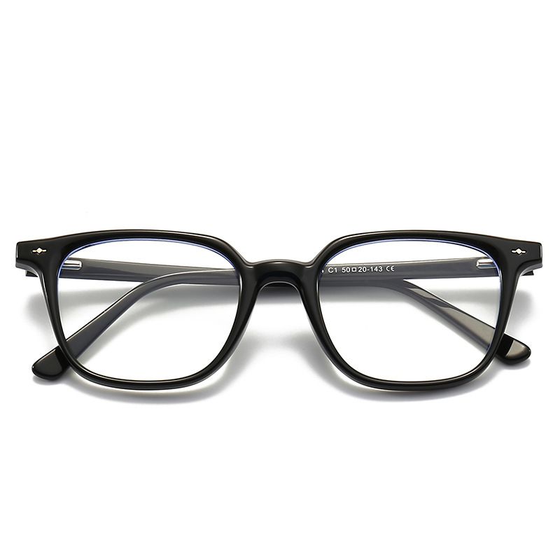 Nuovo 8354 elastico gamba rotonda, unisex TR90 montatura, specchio, occhiali anti luce blu, specchio piatto_voghion.com