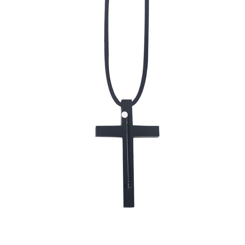 Collana tattica portatile in metallo EDC Cross per uomini e donne, strumento di sopravvivenza per autodifesa all'aperto_voghion.com