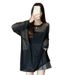 girl Plus Size Women's Summer New Design Sense Sequin Sun Protection Long Sleeve T-Shirt Loose Slimming Covering Versatile_voghion.com