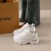 Shoes,Dad's Double Mesh Breathable Casual Sneakers,Women's Petite Height Increase_voghion.com