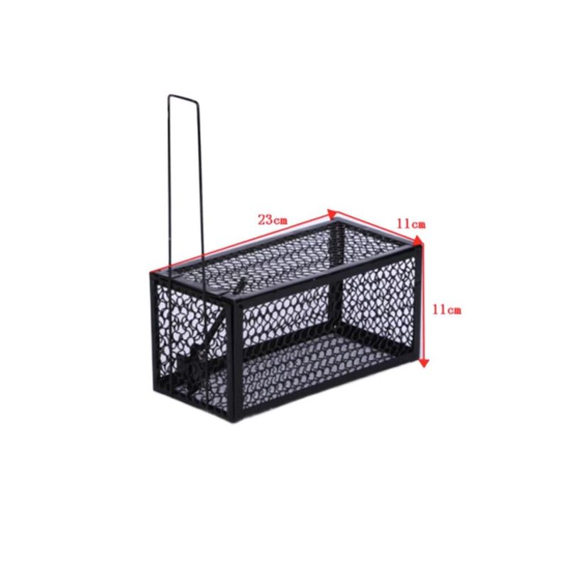 Self-locking Trap Catcher Mouse Rat Bait Mice Live Box Mice Trap Cage Household Mouse Catcher  Animal Control Hamster Iron Cage_voghion.com