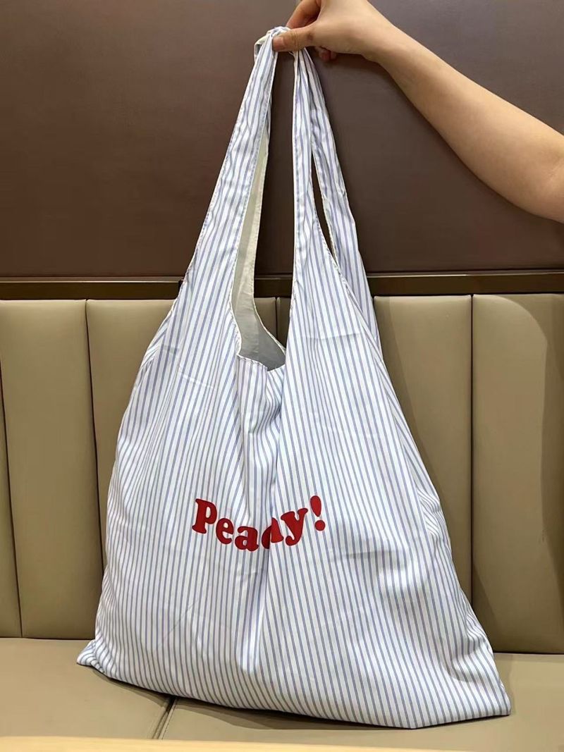 2025 Spring And Summer New Korean Striped Lace Peplum Printed Cloth With Shoulder Bag Casual Daily_voghion.com