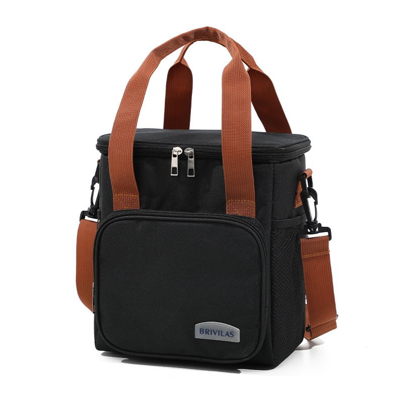 Double-Layer Insulated Lunch Bag - Thickened Thermal Cooler Tote For Picnic & Office Leakproof Food Container Carrier With Handles_voghion.com