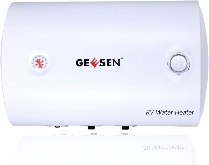 Elektrischer Warmwasserspeicher, 50 l, Warmwasserspeicher, RV TR Endless Trailer, wasserdichte Innendusche, kompakte Einsatzstelle, UK-Stecker_voghion.com
