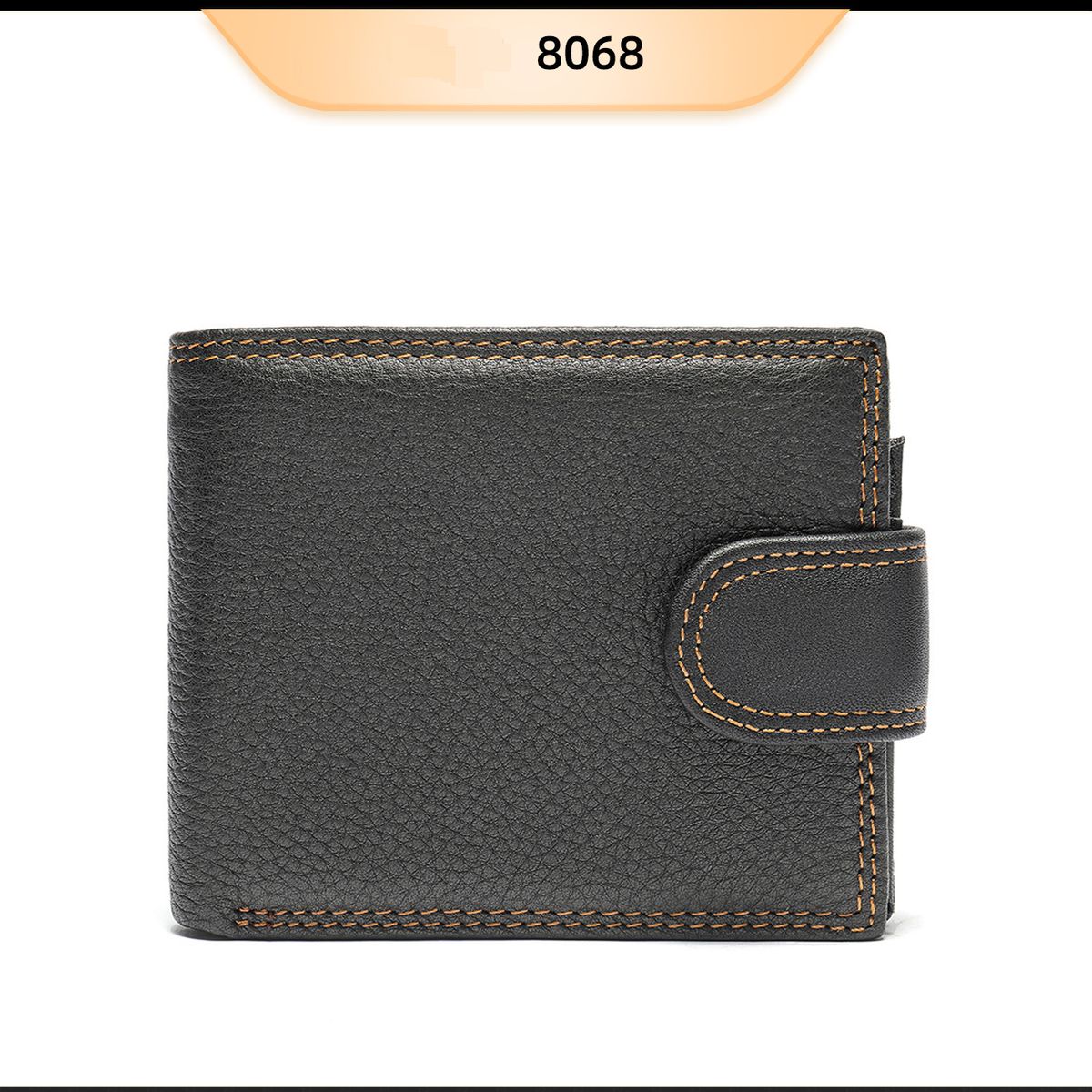 Portefeuille pour homme, portefeuille long en cuir de vache véritable de haute qualité, première couche de cuir de vache véritable_voghion.com