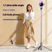 Bluetooth Selfie Stick Tripod With LED Light – Extendable To 1.7M, 360° Rotatable, Remote Control & Universal Phone Holder For Travel & Live Streaming_voghion.com
