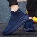 New socks, shoes, men's and women's shoes, breathable, wear-resistant and non-slip, one-pedal, lightweight medium tube, casual sports shoes, men's_voghion.com