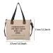 Multifunctional Chest Fashion Trend Large Capacity Canvas Shopping Tote Single Shoulder Bag Class Artistic Handbag 1Pc_voghion.com