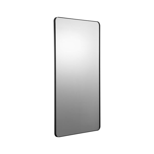 Square Wall Mounted Mirror 30" X 48" Mirror With Aluminium Alloy Frame_voghion.com