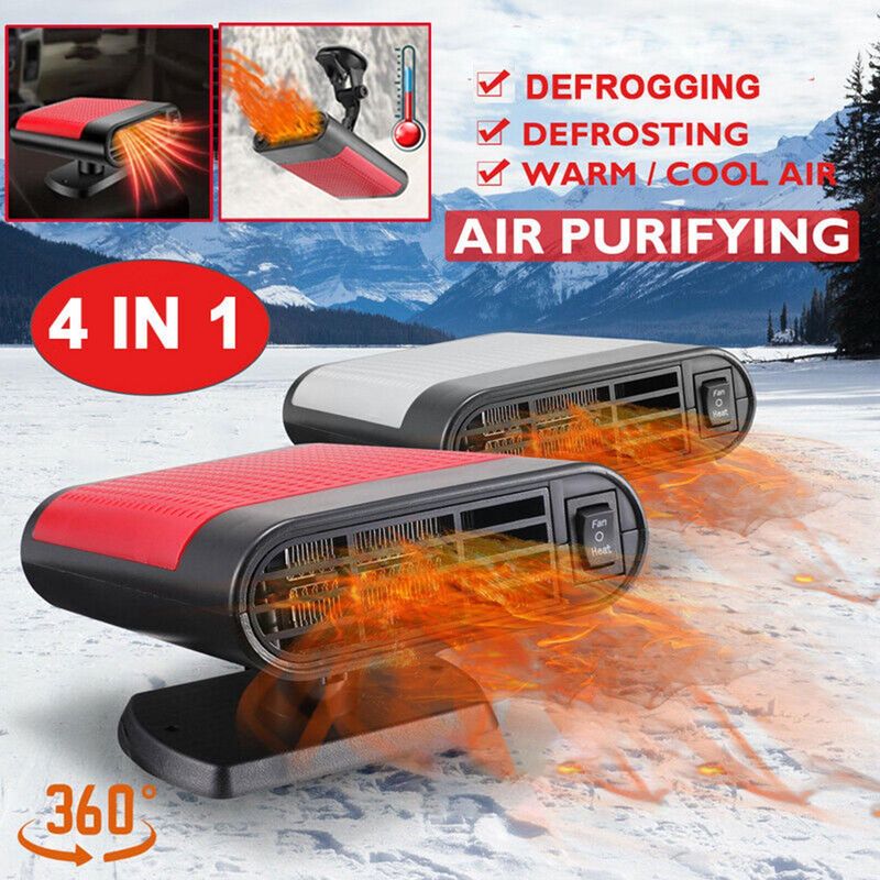 12V 500W Car Heater Fast Hot Warm Blower Automobile Windshield Quick Heating Demister Air Defroster Deer Condit G3K3_voghion.com