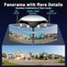 Caméra panoramique binoculaire à 180 degrés, grand angle, pour la maison, l'extérieur, téléphone portable, enregistreur vidéo à distance_voghion.com