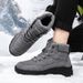 Winter New Snow Boots Thickened High-Top Outdoor Hiking Boots Thickened Men's Cotton Boots_voghion.com