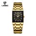 Montre LIEBIG Classic pour femme, petite taille carrée, bracelet en acier serti de diamants, étanche, élégante, à quartz, pour homme_voghion.com