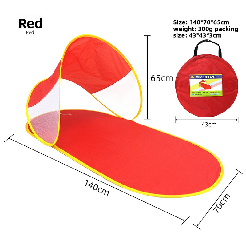 Pop-Up Beach Tent With Sand Anchor - Instant Sun Shelter (UPF 50+ UV Protection Portable & Lightweight No Assembly Required)​_voghion.com
