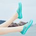 Summer Drifting Women's Fashion Low Top Sandals, Two Tone Hole Shoes, Breathable Seaside Wading Leisure Beach Shoes_voghion.com