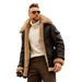 Herrenbekleidung Spot Herren Wintermantel Große Größe Warme Verbundlederjacke Dickes Fell Einteiliger Außenhandelsmantel Herren_voghion.com