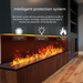 Home 3D Atomized European Style Embedded Electronic Fireplace Simulated Flame Internet Celebrity TV Decorative Cabinet_voghion.com