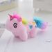 Giocattolo carino ciondolo peluche mini portachiavi borsa accessorio viola blu 10 cm bianco rosa_voghion.com
