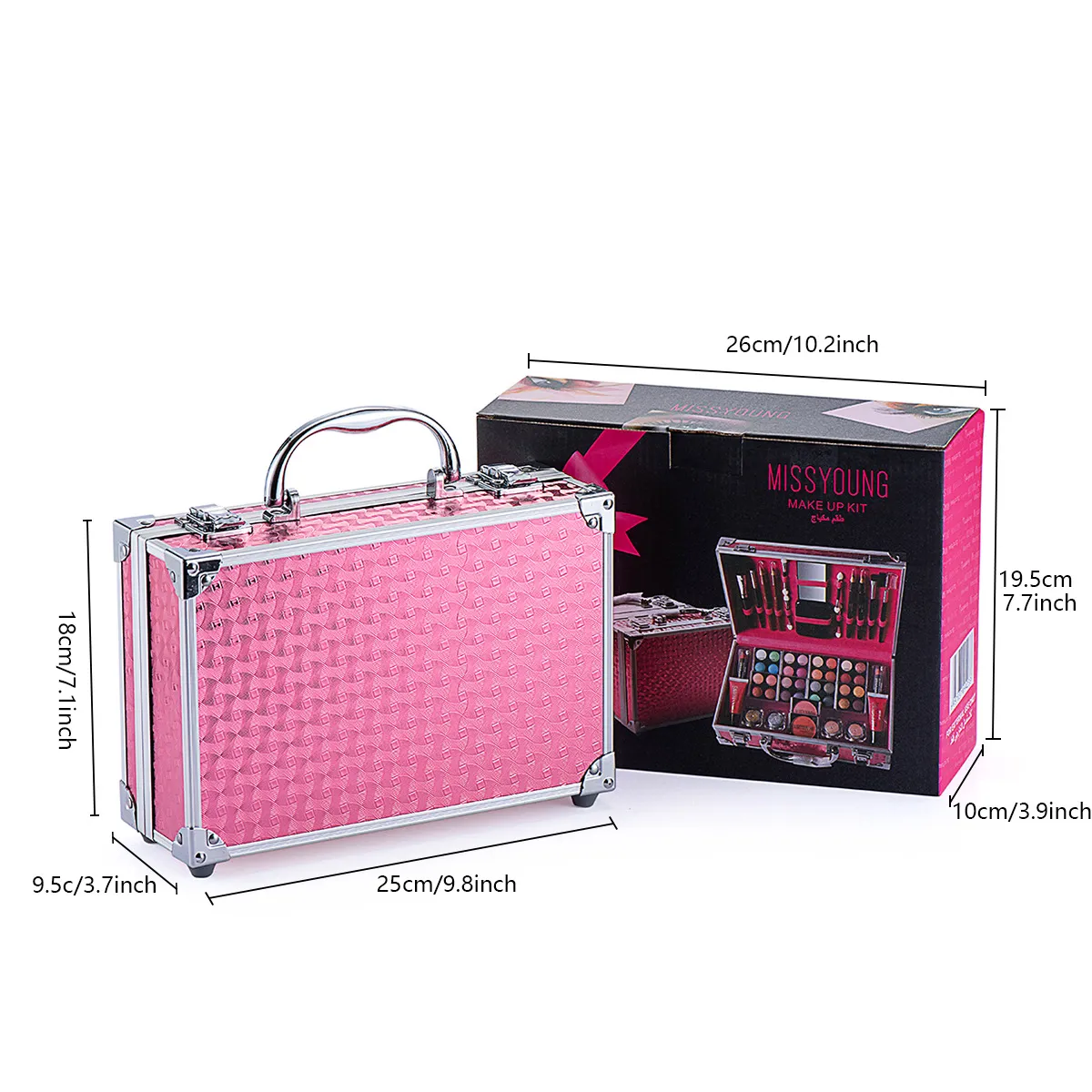 Missyoung eye shadow lipstick lip gloss cosmetics beauty makeup gift box set_voghion.com