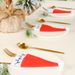 Christmas decorations small hat knife and fork set table decoration knife and fork bag wine bottle set_voghion.com