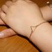 Bracelet triangle simple et bon marché en alliage pour femme, nouveau, printemps, cadeaux de boutique transfrontaliers_voghion.com