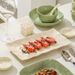 Cream Aesthetic Dinnerware Set - 16-Piece Modern Tableware For Home Minimalist Bowls & Plates With Chopsticks (Microwave & Dishwasher Safe BPA-Free)_voghion.com