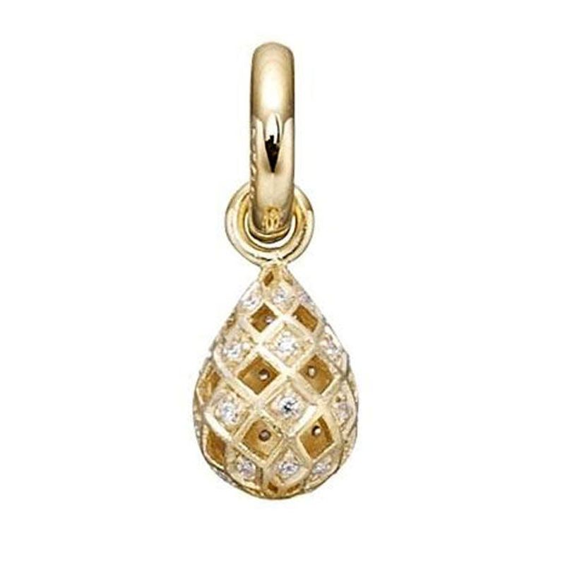 STORY by Kranz & Ziegler banhado a ouro com pingente arlequim de zircônia cúbica transparente - 339726 DESCONTINUADO, RESTA APENAS 1!_voghion.com