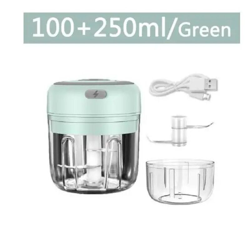 Mini elektrický sekáček na česnek 100/250 ml Stroj na mačkání masa na chilli papričky na maso a zázvor Robustní Odolné mixéry s USB nabíjením Kuchyň_voghion.com