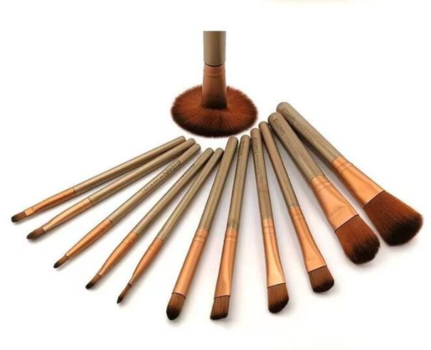 Geschenkzakje met 24 stuks Make-up kwastensets Professionele cosmetica Kwasten Wenkbrauwpoeder Foundation Schaduwen Pinceaux Make-up gereedschap_voghion.com