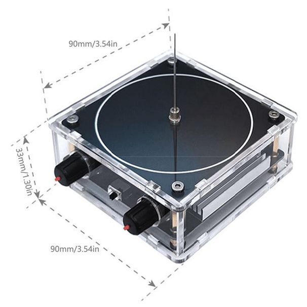 Per altoparlante a bobina di Tesla compatibile con Bluetooth, musica wireless, generatore di impulsi elettrici ad alta potenza, luci artificiali_voghion.com