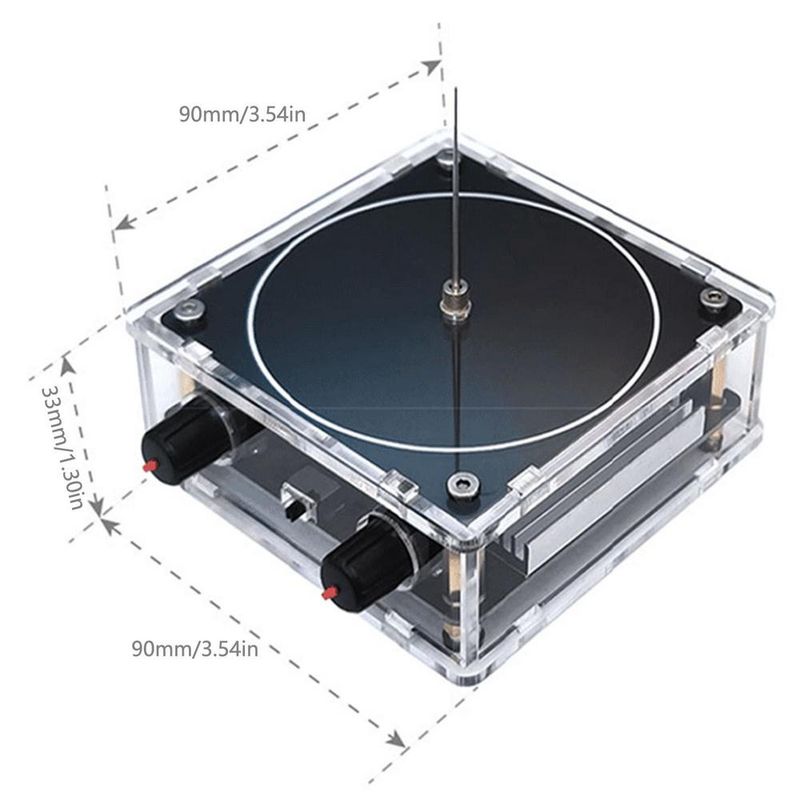 Für Tesla Spule Lautsprecher Bluetooths-kompatibel Musik Drahtlose Berührbaren High Power Pulse Elektrische Arc Generator Künstliche Lichter_voghion.com