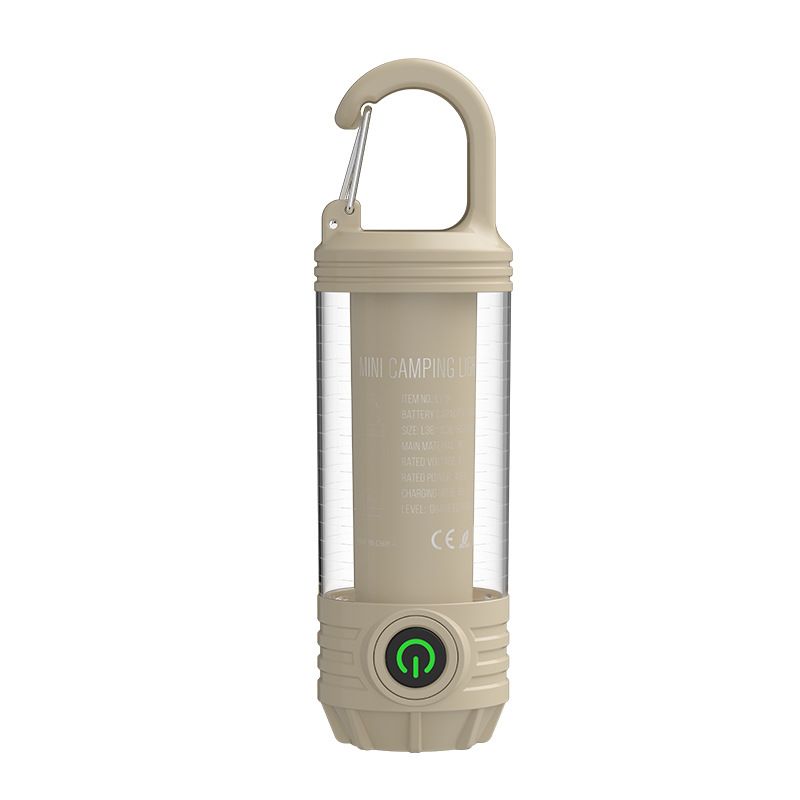 Lanterna portátil multifuncional para acampamento ao ar livre, luz forte, recarregável, mini luz retrô para acampamento, luz atmosférica_voghion.com
