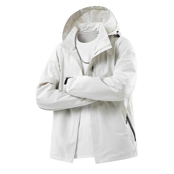 Unisex 3-in-1 Waterproof Hiking Jacket – Detachable Fleece Liner, Windproof & UV Protection, For Couples (Black/Navy/Grey/Beige, M-6XL)_voghion.com