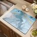 Premium Tech Fabric & Diatomite Kitchen Drying Mat - Non-Slip Square Absorbent Pad For Dishes, Heat-Resistant Table Protector_voghion.com