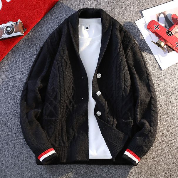 Maglione lavorato a maglia elegante per uomo e donna - Traspirante, lavabile in lavatrice, classico pullover a maniche lunghe con scollo rotondo - Vestibilità comoda e casual_voghion.com