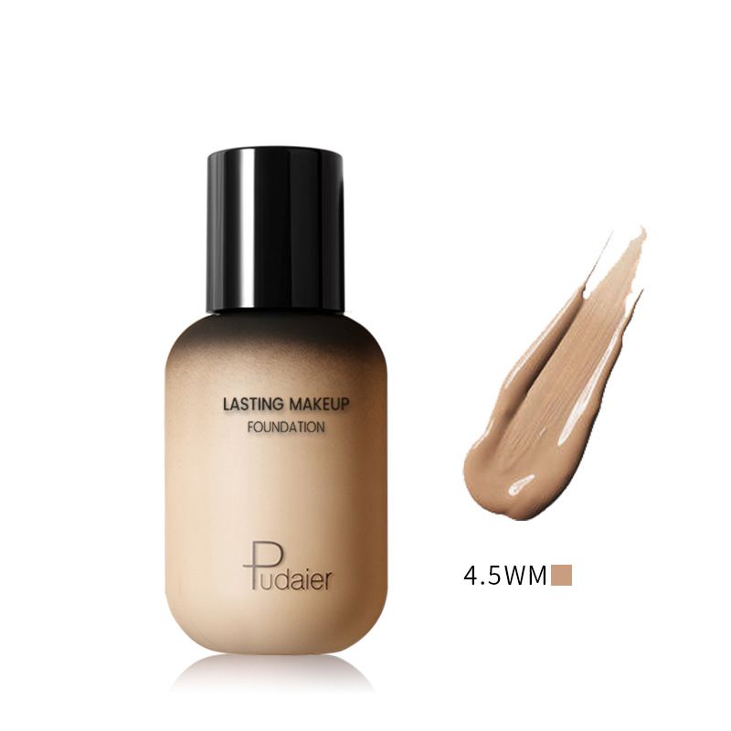 Fond de ten lichid cald tonal, control al uleiului, impermeabil, acoperire completă, corector natural pentru machiaj, bază cosmetică_voghion.com