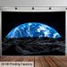 1 Piece Of Extra Large Size Planetary Perspective Planet Landscape Photo Background Wall Tapestry, Large Size Polyester Hanging Cloth, Living Room Bedroom Office Home Room Party Decoration Background Cloth, Free Installation_voghion.com