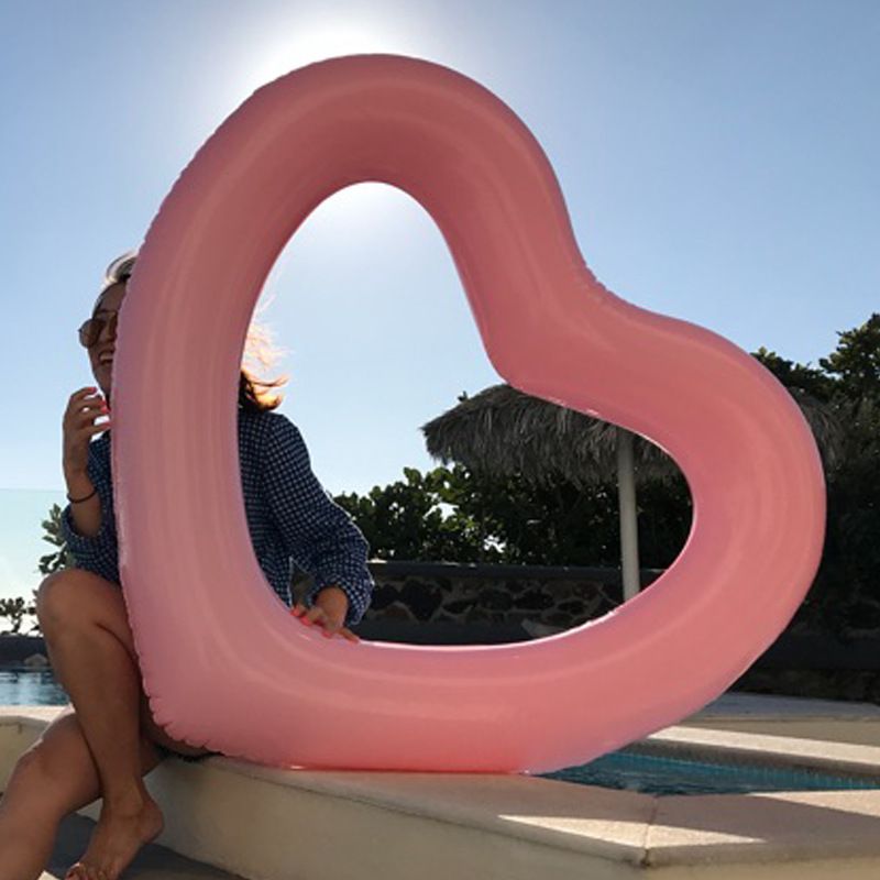 Anneaux de natation gonflables Love Floating Row Anneau de natation Jouets aquatiques Adultes Enfants Mont Lit flottant Anneau flottant sous les bras Anneau de natation_voghion.com