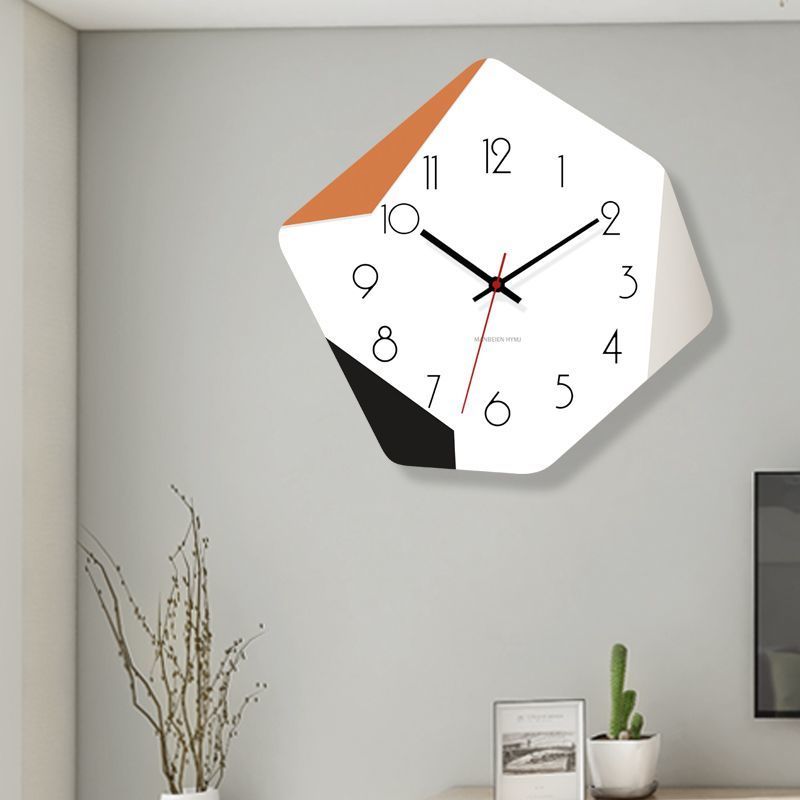 Orologio da parete per camera da letto, silenzioso, stile nordico, per soggiorno, casa, moda, luce, lusso, creativo, ristorante, personalità_voghion.com