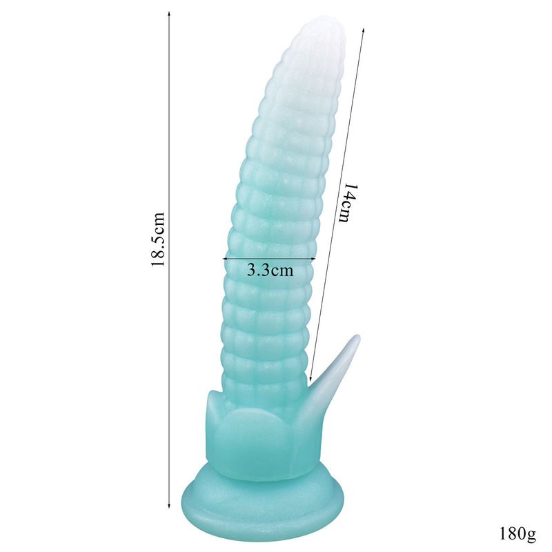 Nieuwe maïsdildo voor vrouwen, trekkralen voor de achterste kamer, lichtgevende onregelmatige anale plug, masturbatie-apparaat, SM-seksspeeltjes_voghion.com