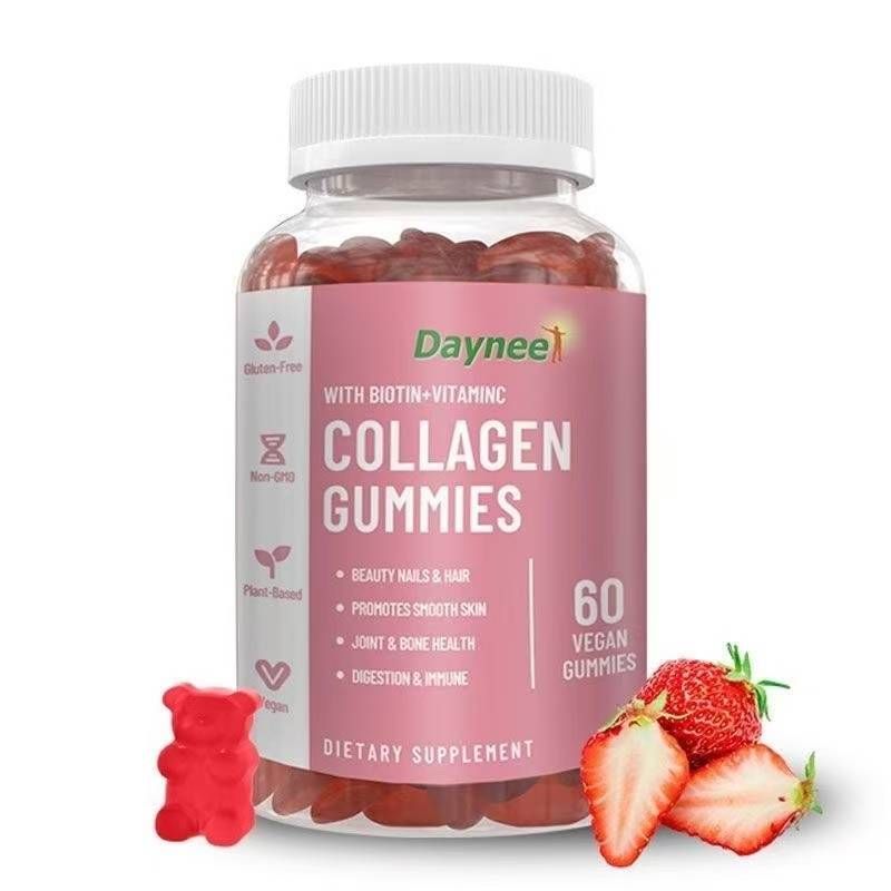 Gummy veganské na podporu kolagenu s biotinem a vitamínem C_voghion.com