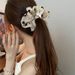 women's Satin Hair Curls, Internet Celebrity Style, Velvet Heart Tie, Chignon Flower, Elastic Hair Tie_voghion.com
