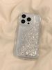 Coque Ins Style Liquid Sand pour iPhone 15 Pro Max, 14/13 Soap Case, iPhone 12 Transparent 11_voghion.com