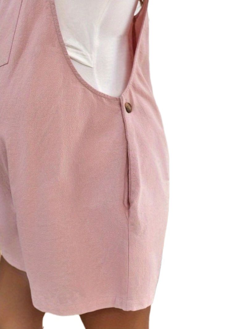 K Umstandshose; lässig, atmungsaktiv, verstellbarer Bund, mit Trägern, Shorts für Schwangere_voghion.com