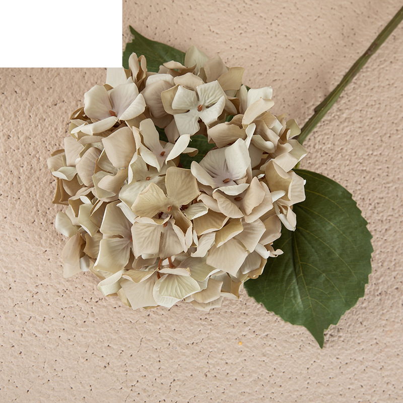 INS style hydrangea artificial flower fake flowers and green plants wedding decoration crafts_voghion.com
