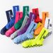 Sports football socks mid tube non slip towel bottom training socks round silicone non slip socks_voghion.com